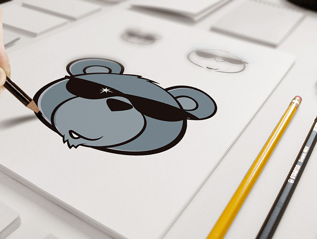 Hip Bear Character